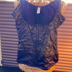 Donna Karan half corsets in black or nude size large